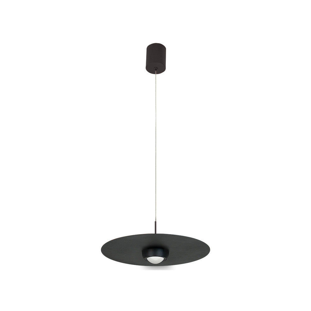 Suspension ZAMBELIS D350 21W Dimmable DESIGN Noir Sable 2585