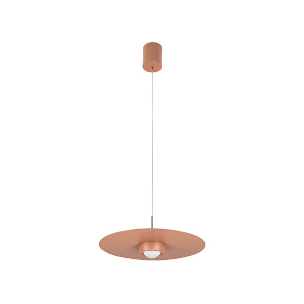 Suspension ZAMBELIS D350 21W Dimmable DESIGN Rouge Brique Sable 2586