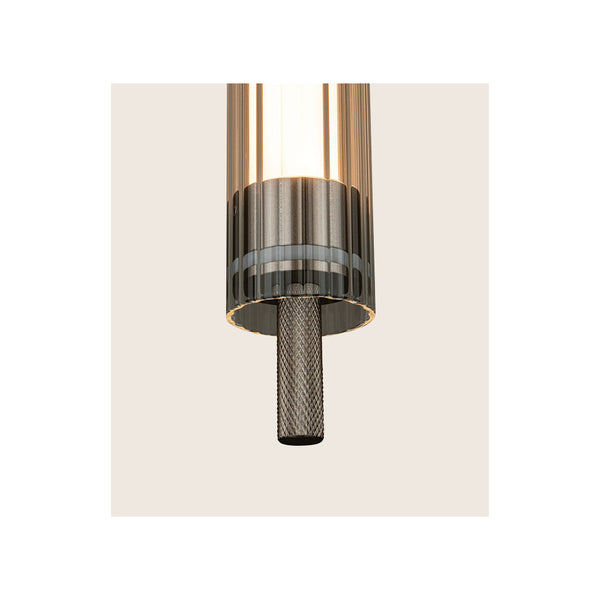 Suspension ZAMBELIS D40 20W Dimmable DESIGN Marron Brosse 25169