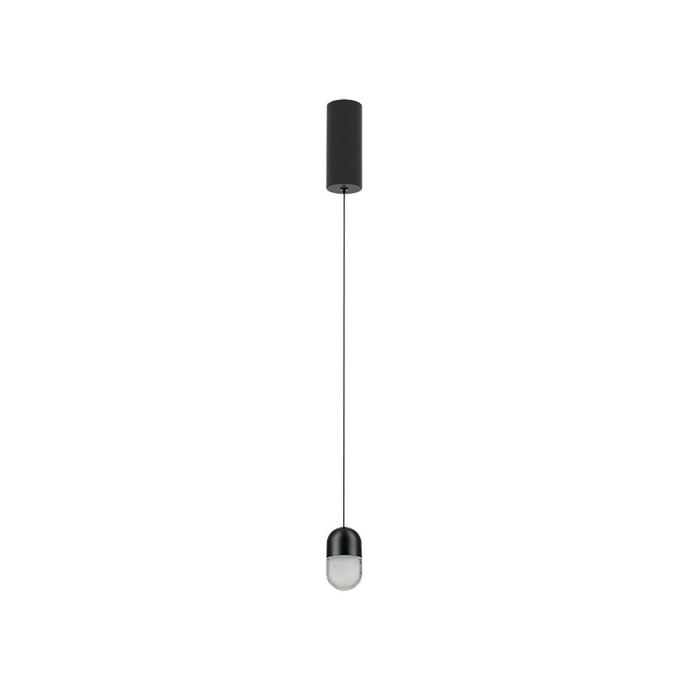 Suspension ZAMBELIS D45 7W Dimmable DESIGN Noir Sable 25140