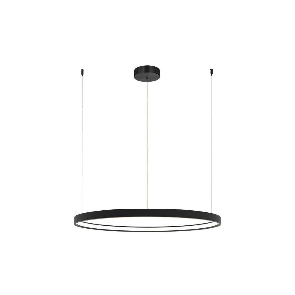 Suspension ZAMBELIS D600 28W Dimmable DESIGN Noir Mat 23033