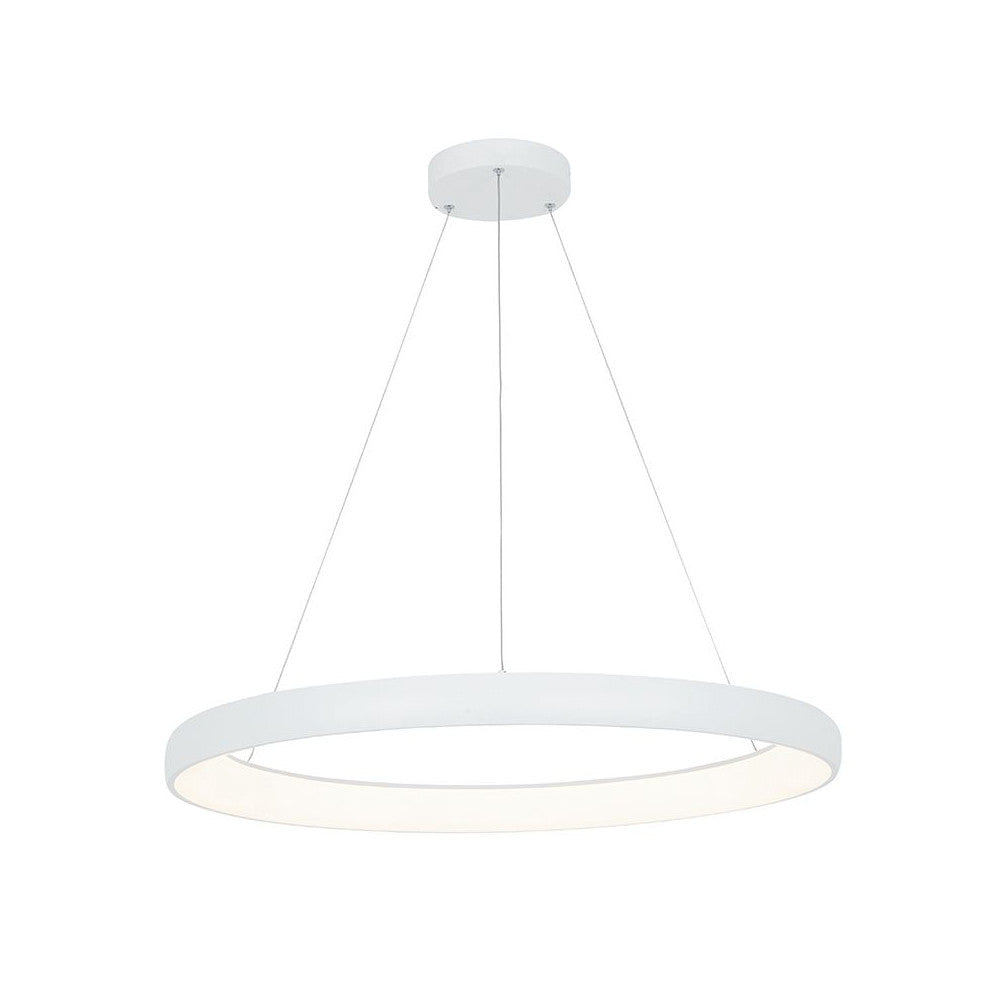 Suspension ZAMBELIS D800 60W Dimmable DESIGN Blanc Sable 2061
