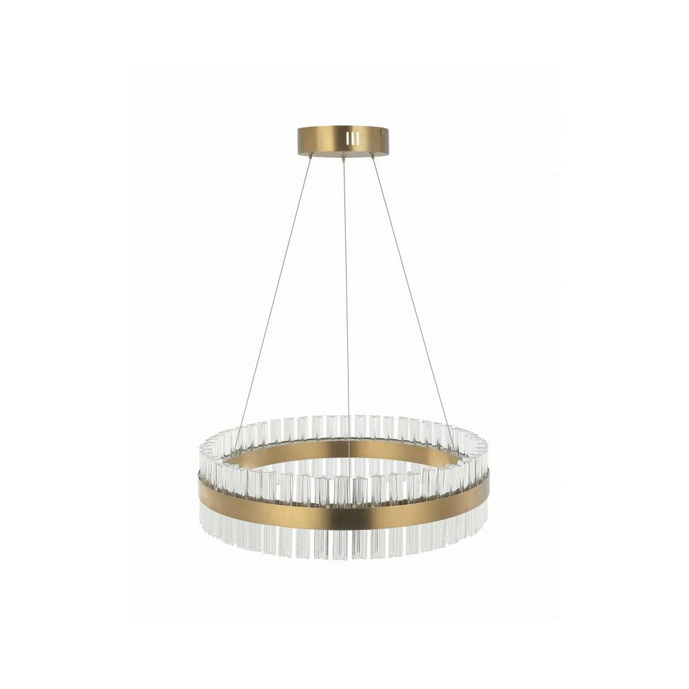 Suspension ZAMBELIS D800 68W Dimmable DESIGN Dore Mat 22040