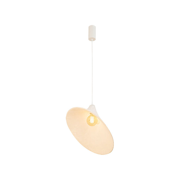 Suspension ZAMBELIS E27 DESIGN Blanc Sans Source 25173