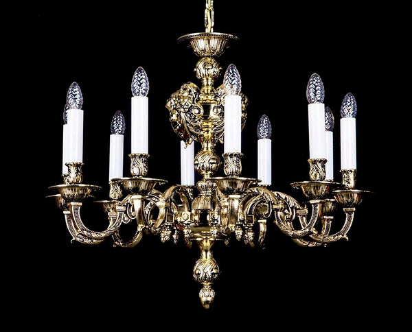 L391 brass chandelier
