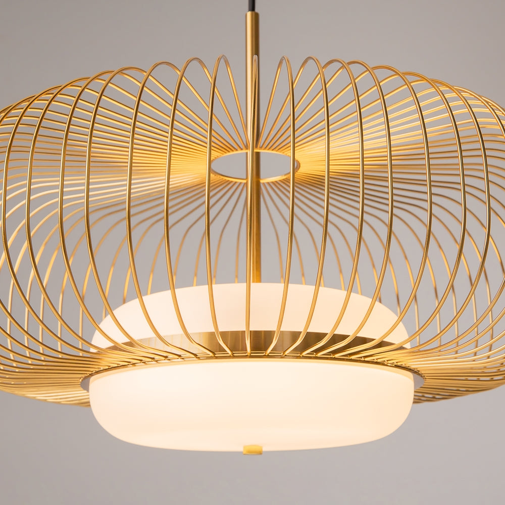 Levitation Suspension luminaire doré