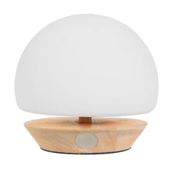 Handcrafted White Glass Desk Lamp