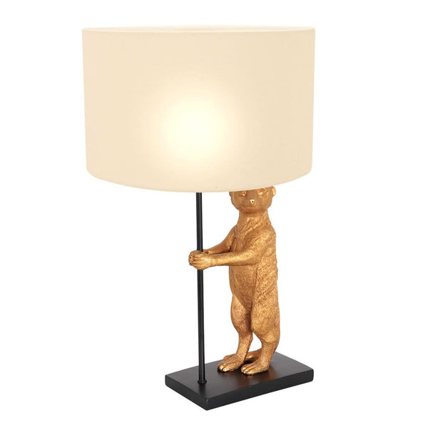 Adjustable Black and White Table Lamp