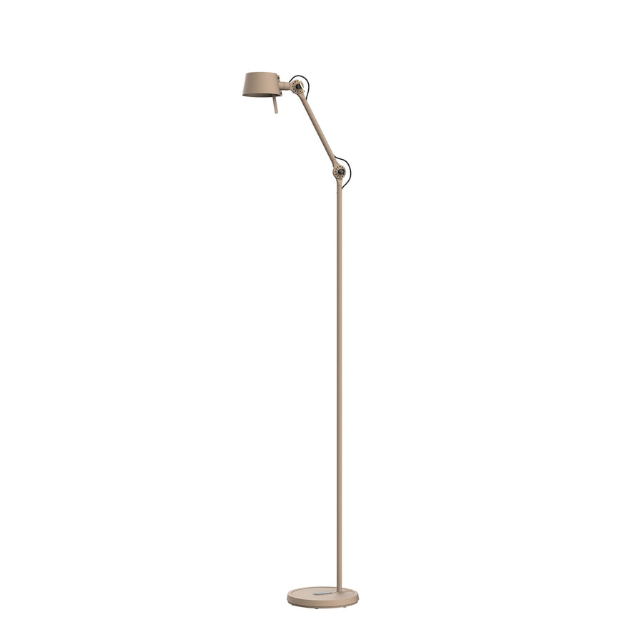 Lampadaire LED Bolt10 Brun argile Noir
