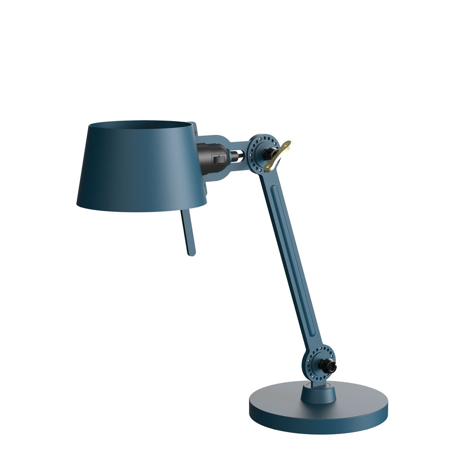 Lampe de bureau Bolt Small 1 bras sur pied Bleu orage