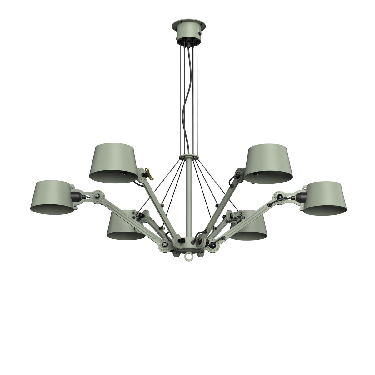 Lustre Bolt 6 bras Vert flux
