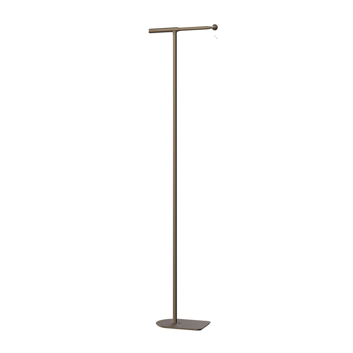 Pied de lampadaire One droit, sans lampe Noir fumé