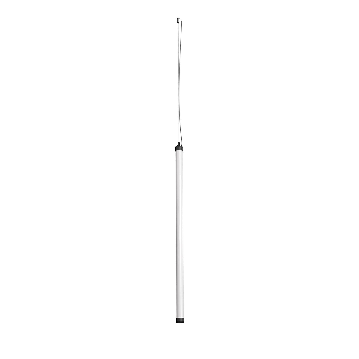 Suspension LED Mr. Tubes verticale 100 cm Noir fumé 2700 K
