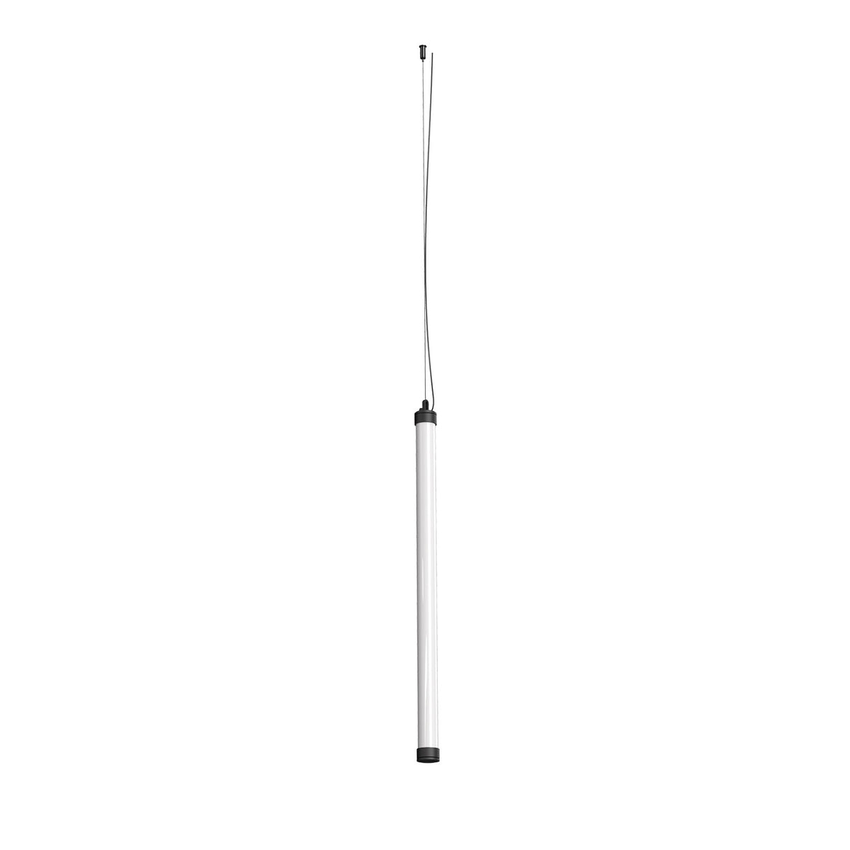 Suspension LED Mr. Tubes verticale 70 cm Noir fumé 2700 K