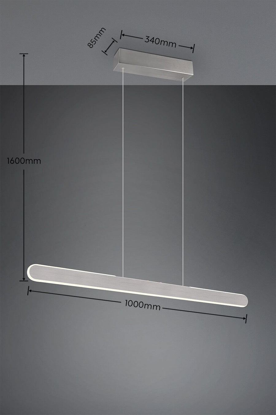 Suspension Helios aluminium