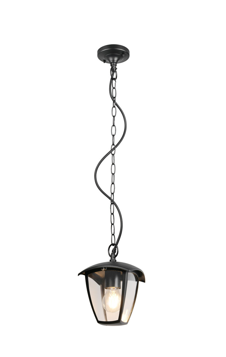 Suspension extérieure Venta noire mat