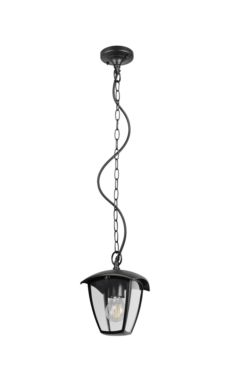 Suspension extérieure Venta noire mat