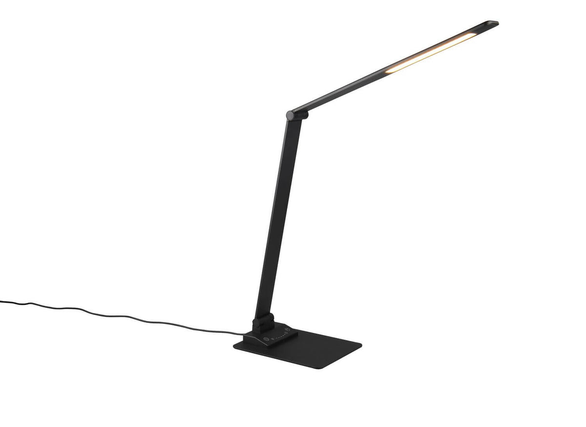 Lampe à poser Travis noire mat