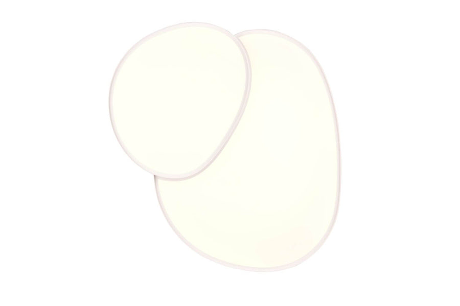 Plafonnier Rise blanc mat, L 77 cm