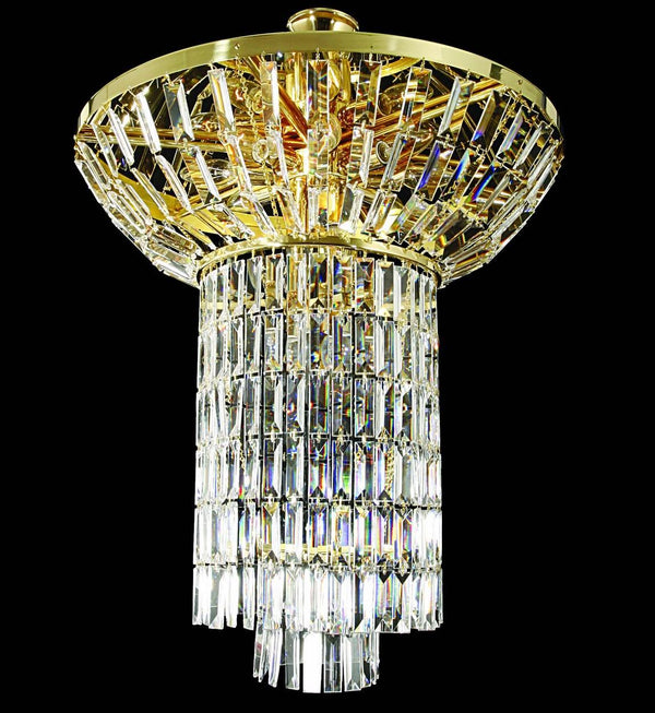 TX560400012 spiral crystal pendant light