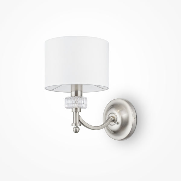 Alicante Silver Wall Light