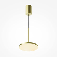 Plato gold pendant light