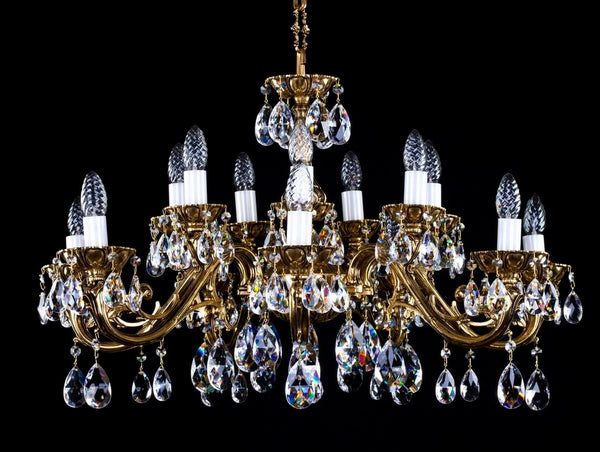 Brass chandelier L336CLN