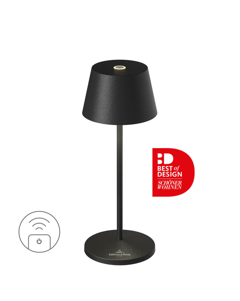 Lampe extérieure Seoul Micro RC noire (97242-VB)
