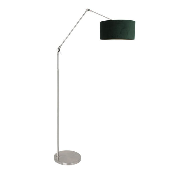 Chic Prestige Green Velvet Floor Lamp