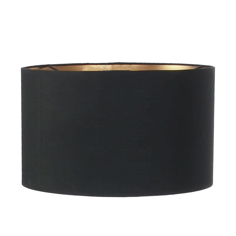 Lampe sur pied 7196ZW Noir + Abat-jour en Lin Noir | Designix - - https://designix.fr