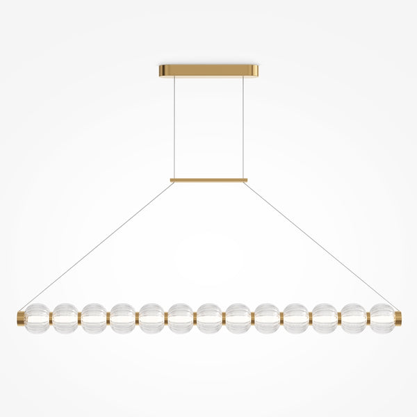 Amulet gold pendant light
