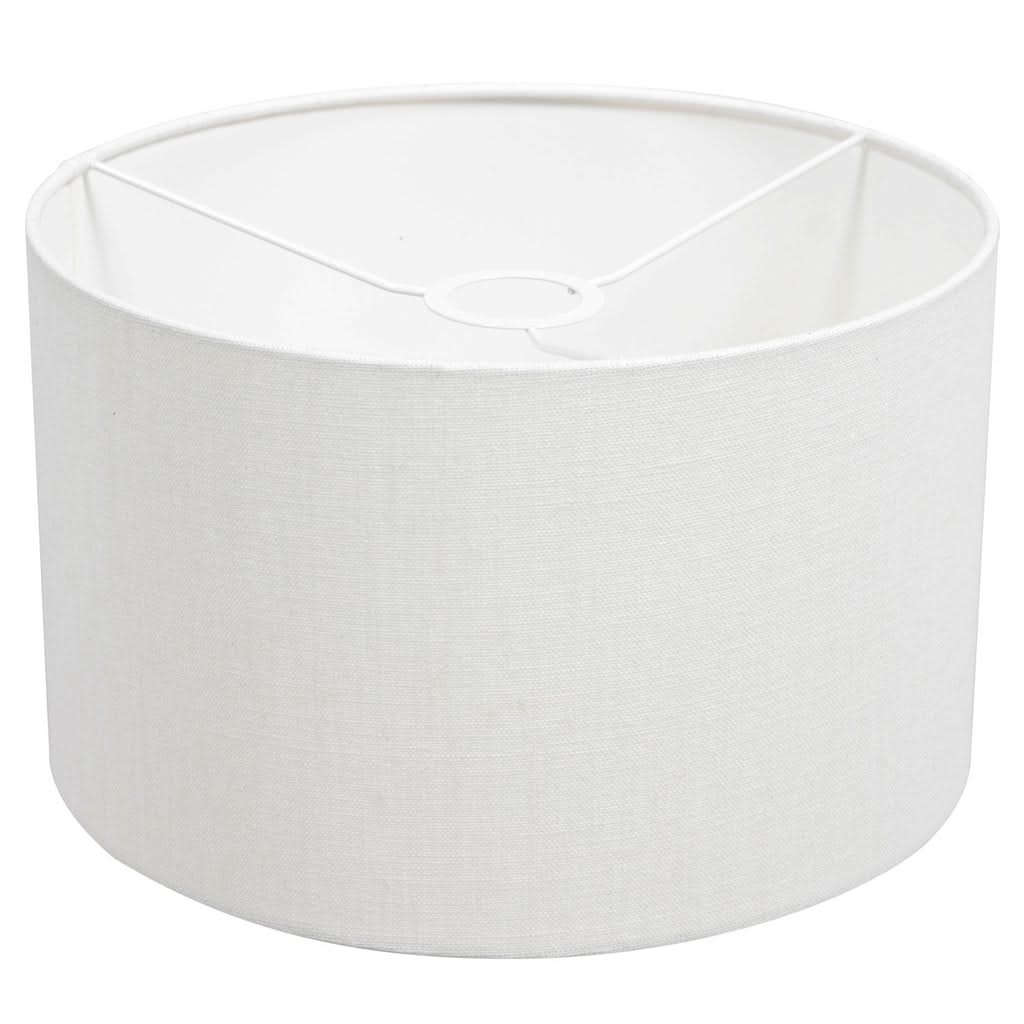 Applique murale Prestige Chic 7396ST+K7396QS en acier blanc avec abat-jour en lin. | Designix - - https://designix.fr