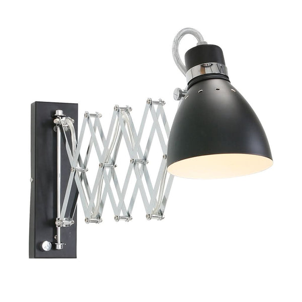 Spring 6290ZW Black Wall Lamp