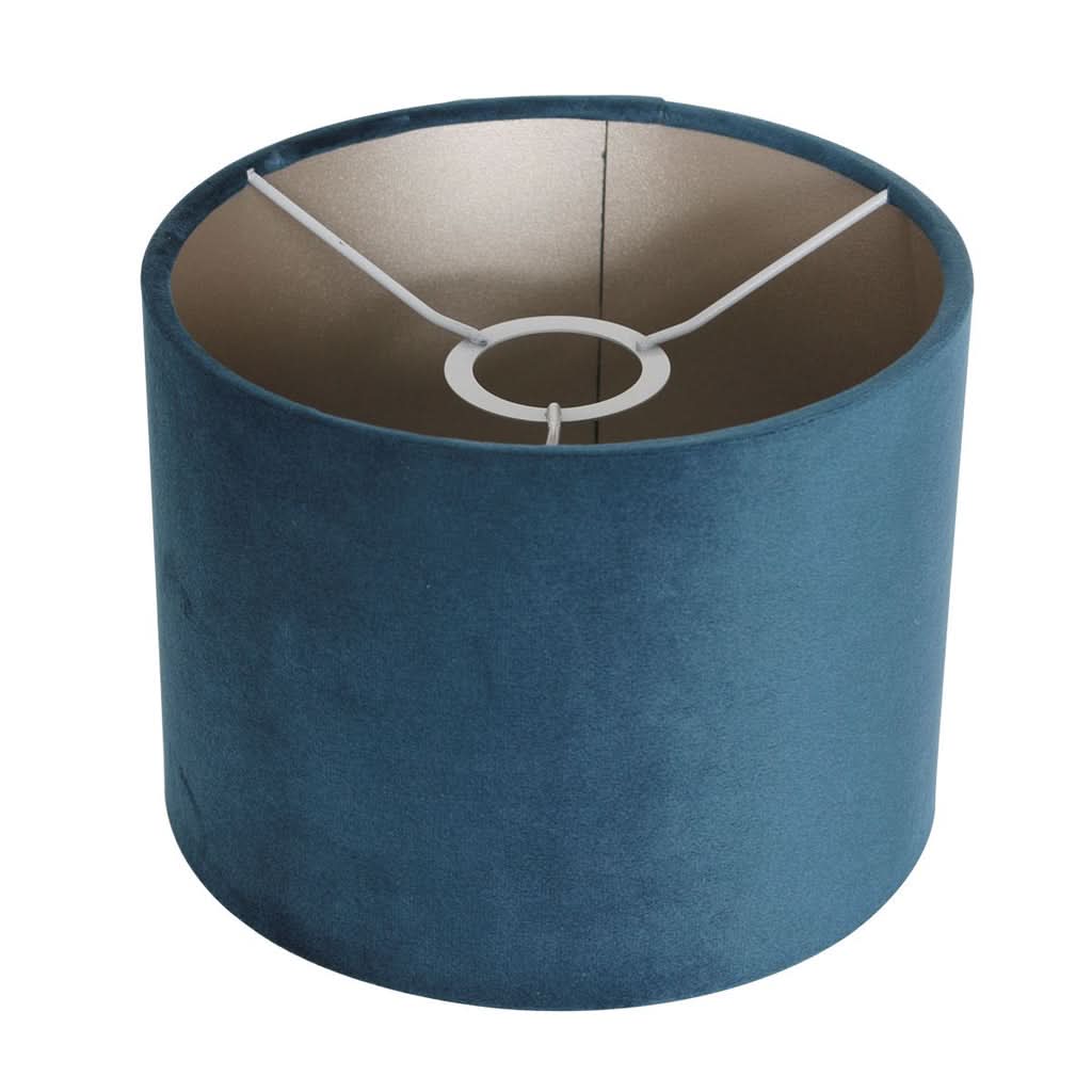 Applique murale Stang 8251ZW Noir + Abat-jour Velours Bleu | Designix - - https://designix.fr