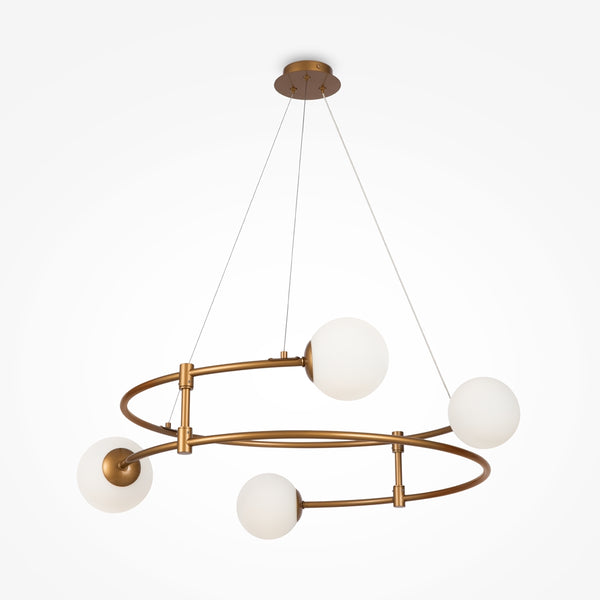 Balance gold pendant light