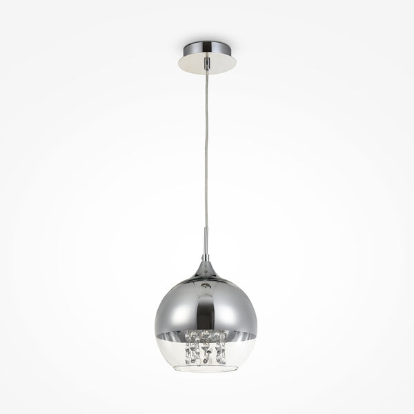 Fermi silver pendant light