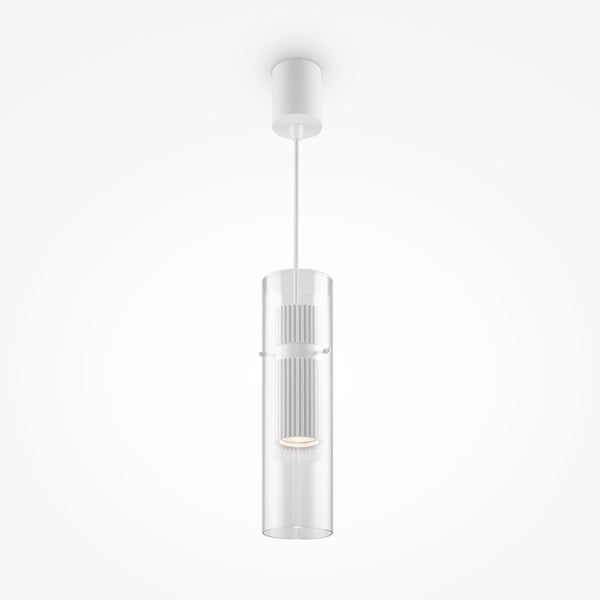 Dynamics white pendant light