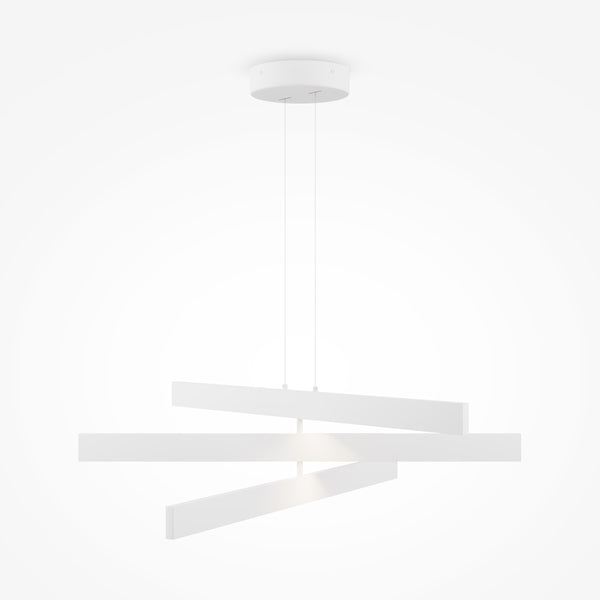 Origami white pendant light