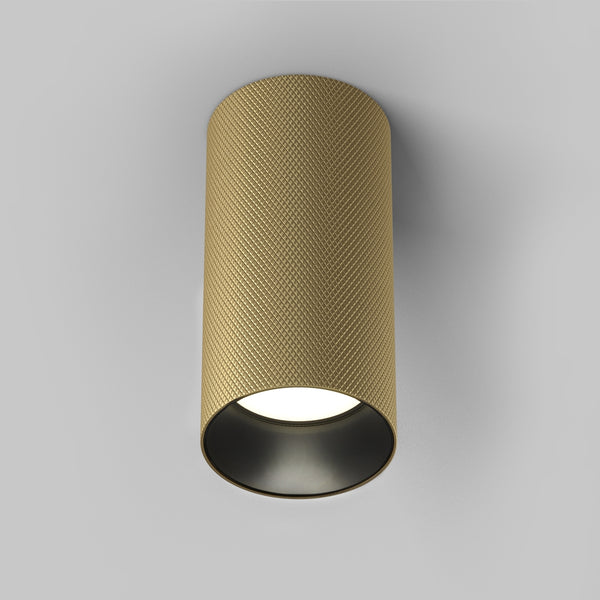 Gold-finish ceiling light