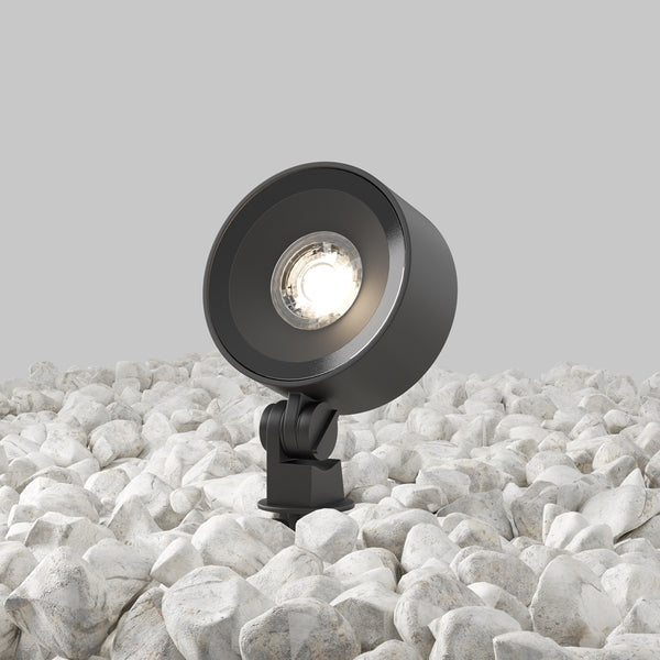 Core black outdoor light fixture