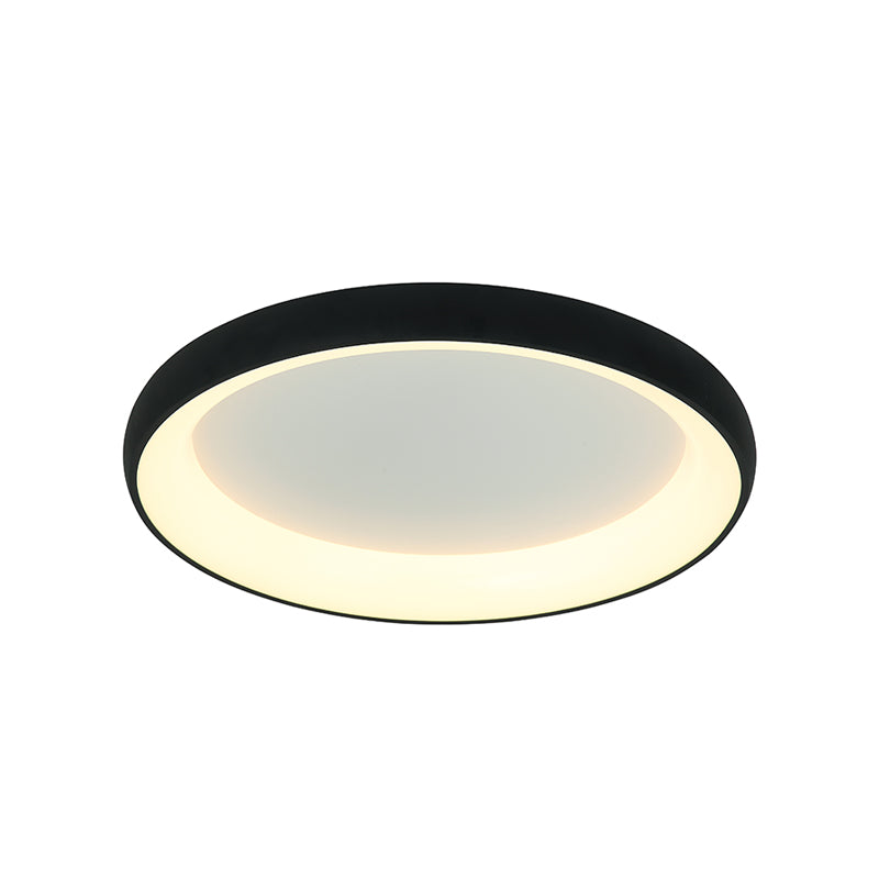 Plafonnier ZAMBELIS D600 43W DESIGN Noir Sable 2048