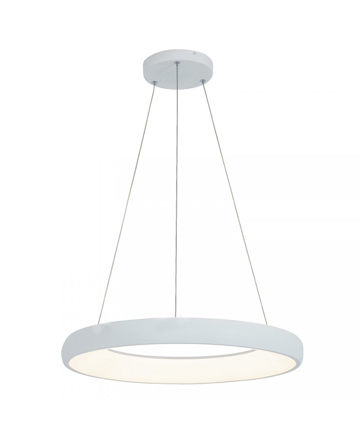 Suspension ZAMBELIS D600 50W Dimmable DESIGN Blanc Sable 2053