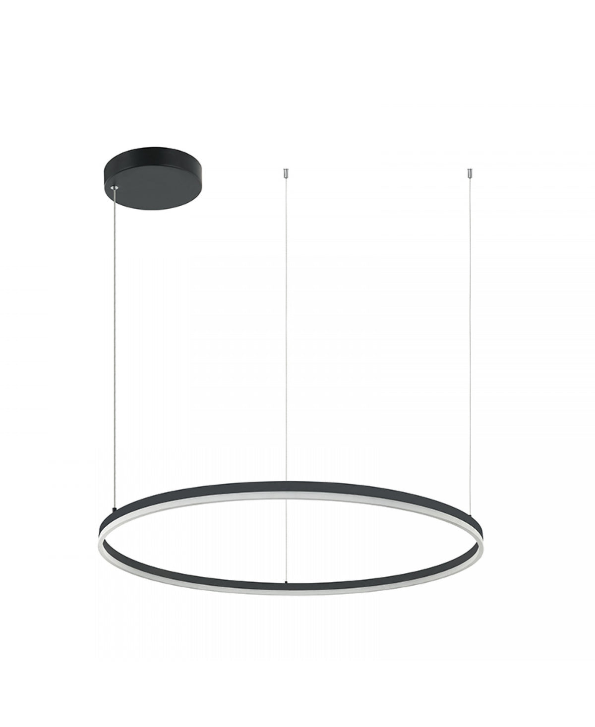 Suspension ZAMBELIS D1200 83W Dimmable DESIGN Noir Mat 20264