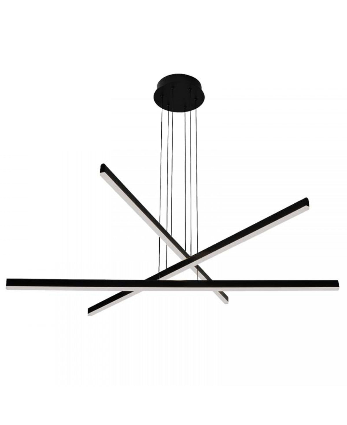 Suspension ZAMBELIS D1020 47W DESIGN Noir Mat 1947