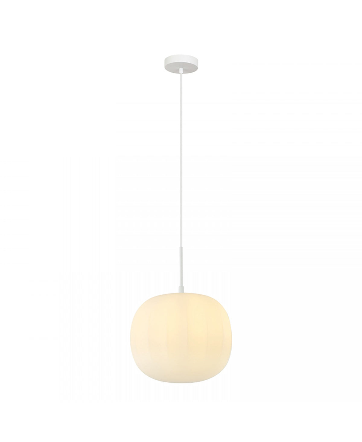 Suspension ZAMBELIS D300 E27 DESIGN Blanc Mat Sans Source 20125