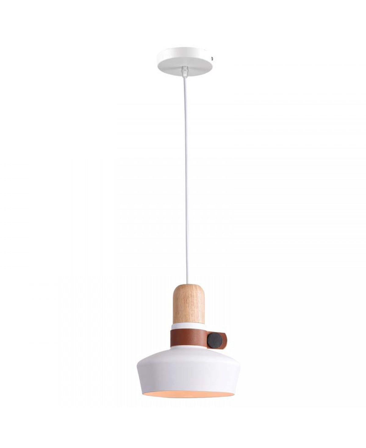 Suspension ZAMBELIS D200 E27 DESIGN Blanc Mat Sans Source 1992