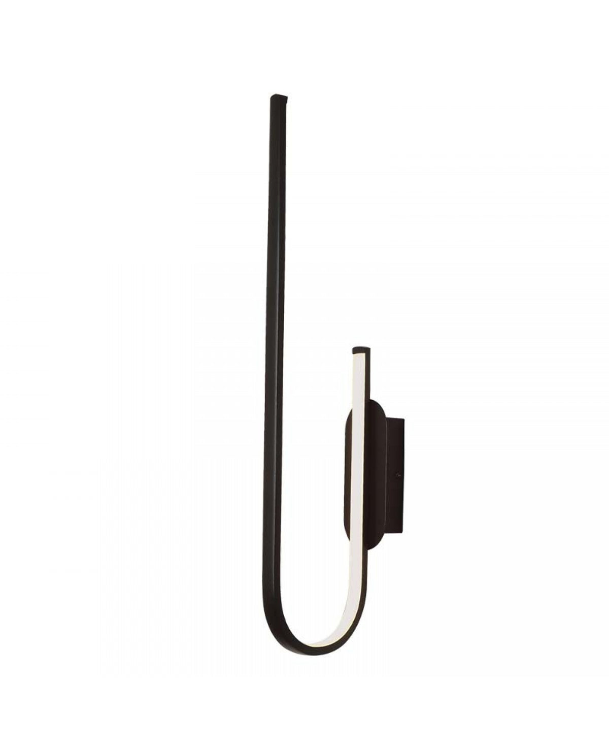 Applique ZAMBELIS 21W Dimmable DESIGN Noir Sable 1936