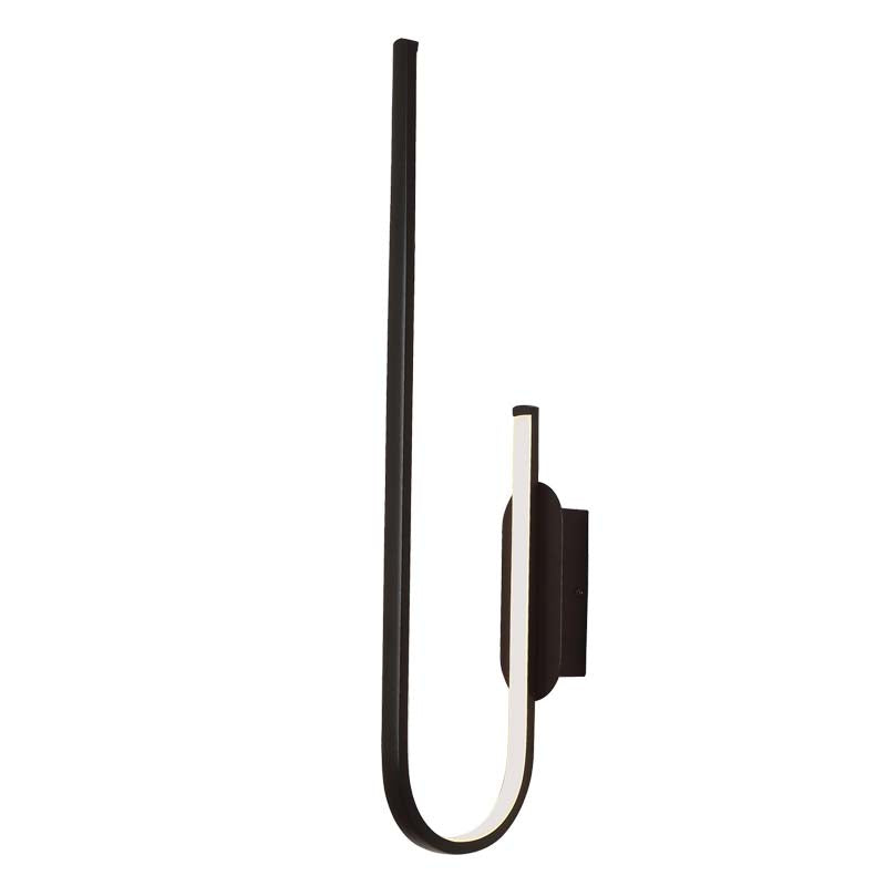 Applique ZAMBELIS 21W Dimmable DESIGN Noir Sable 1936