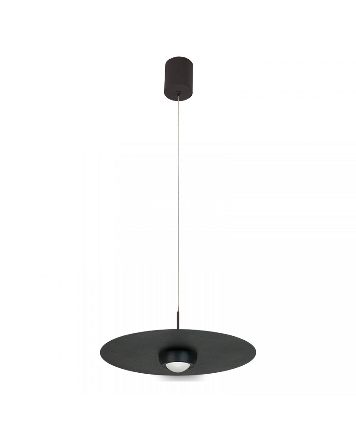Suspension ZAMBELIS D350 21W Dimmable DESIGN Noir Sable 2585