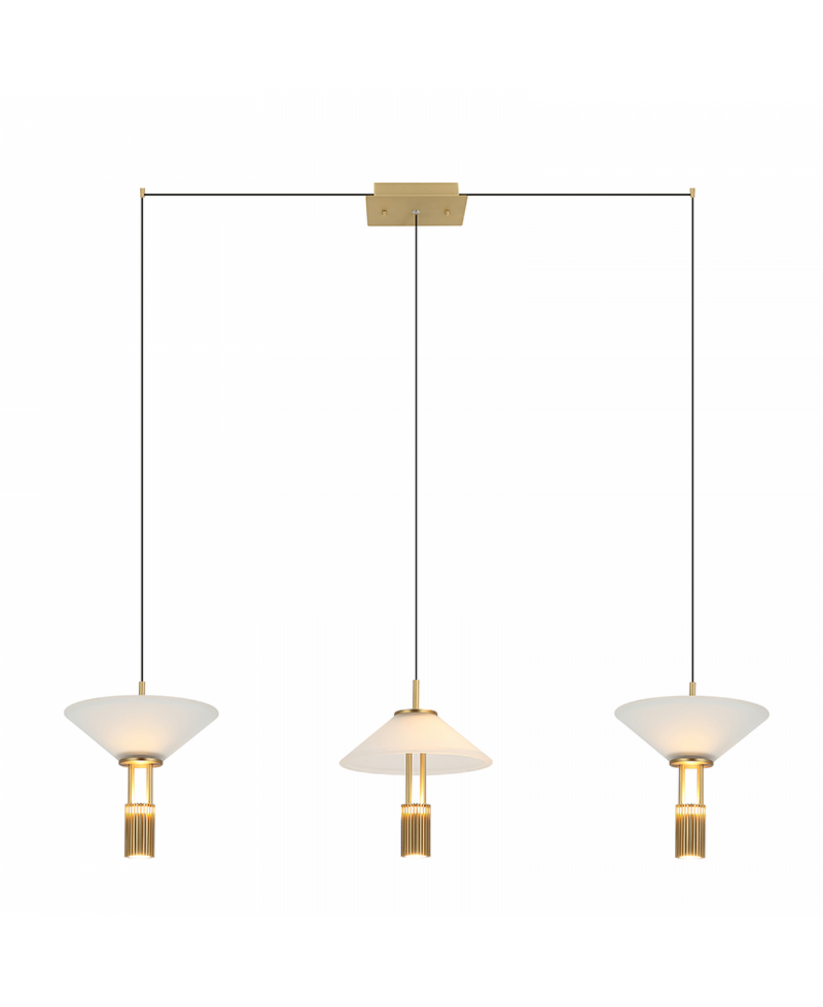 Suspension ZAMBELIS 28W Dimmable Direct/Indirect DESIGN Or Mat 23203